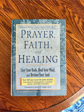 Rodale Books Prayer, Faith, and Healing Hardcover Blue & White